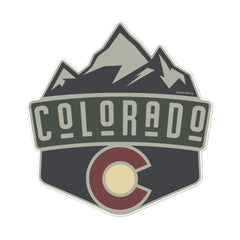 Classic Colorado Badge Cutout Sticker