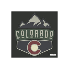 Classic Colorado Badge (square) Sticker