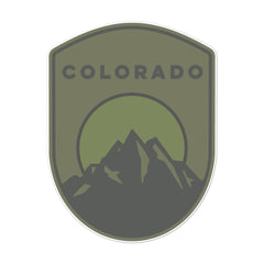 Colorado Mountain Patch Sticker