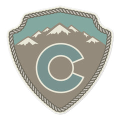 Colorado Mountain Sign Sticker