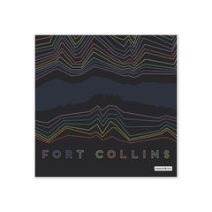 Fort Collins Lines Sticker