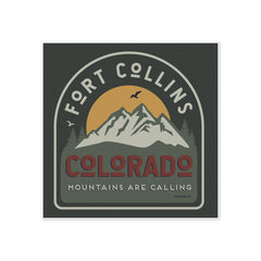 Fort Collins Mountain are Calling Sticker