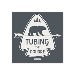 Tubing the Poudre Sticker