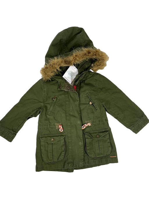 manteau vert kaki