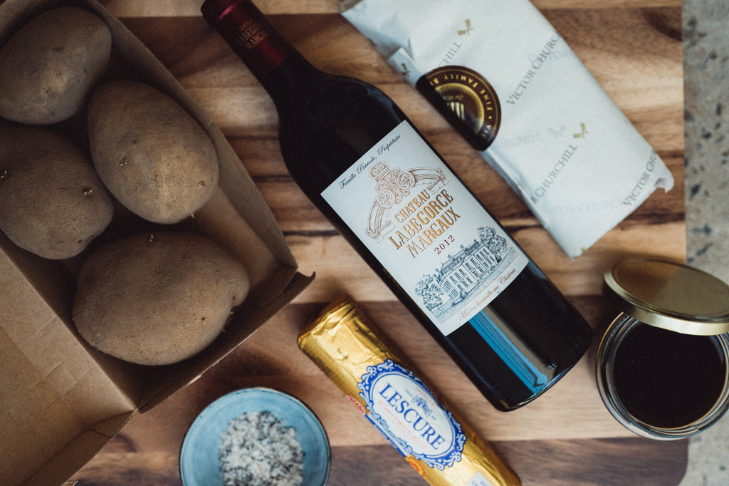 Ingredients for Steak by Chef Gerald Touchard 