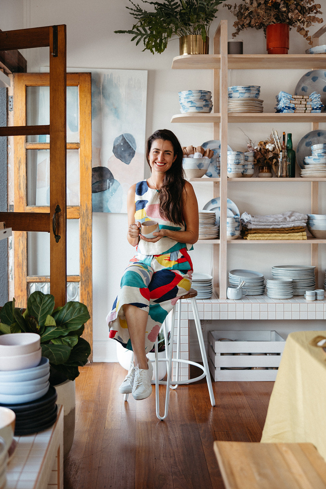 Tamara Bajic founder of Palinopsia Ceramics talking business