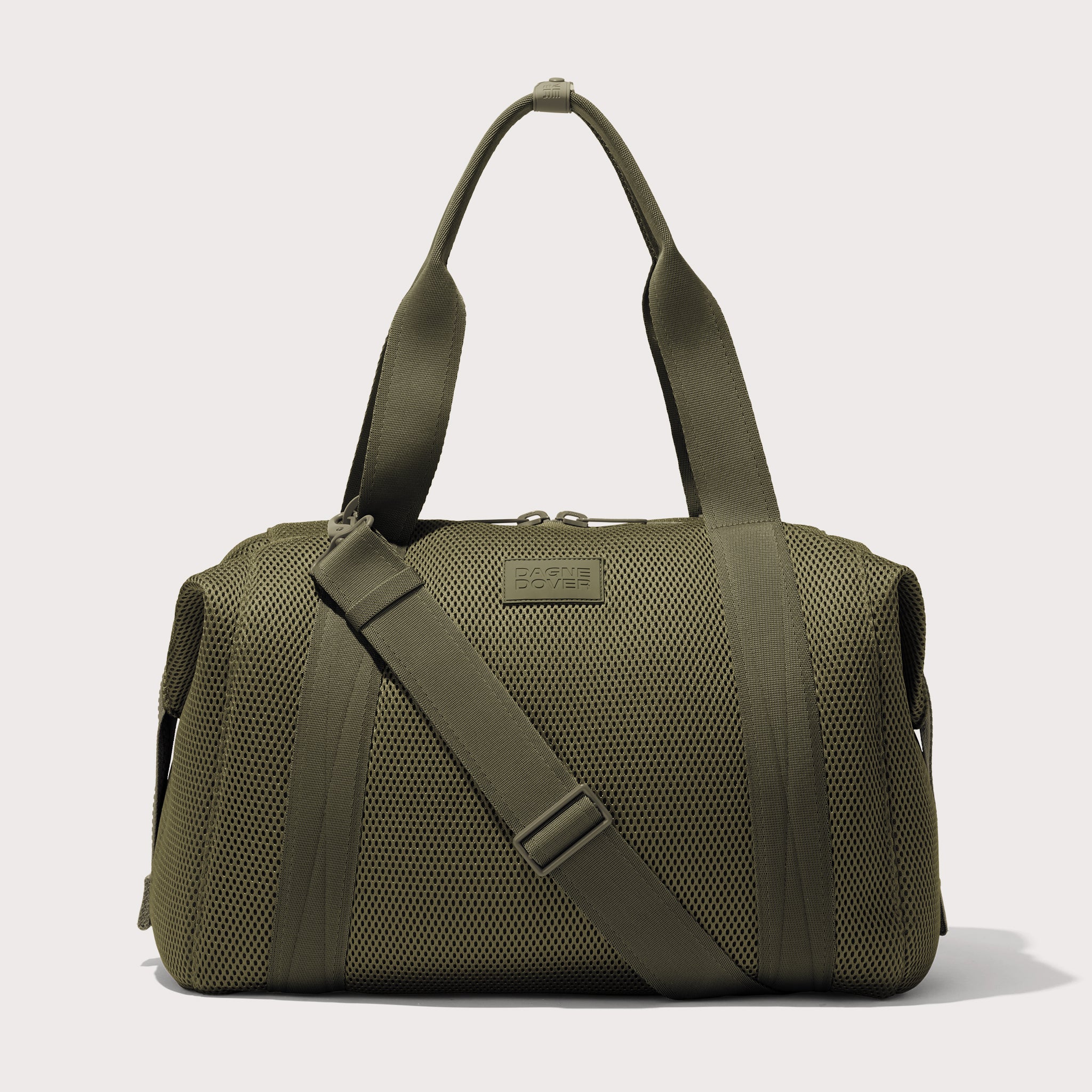 Landon Carryall in Dark Moss Air Mesh, Large