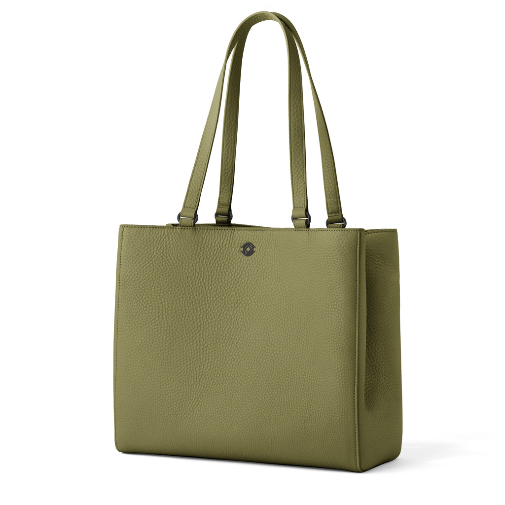 Allyn Tote - Leather Tote for Work & Weekends | Dagne Dover - Dagne Dover