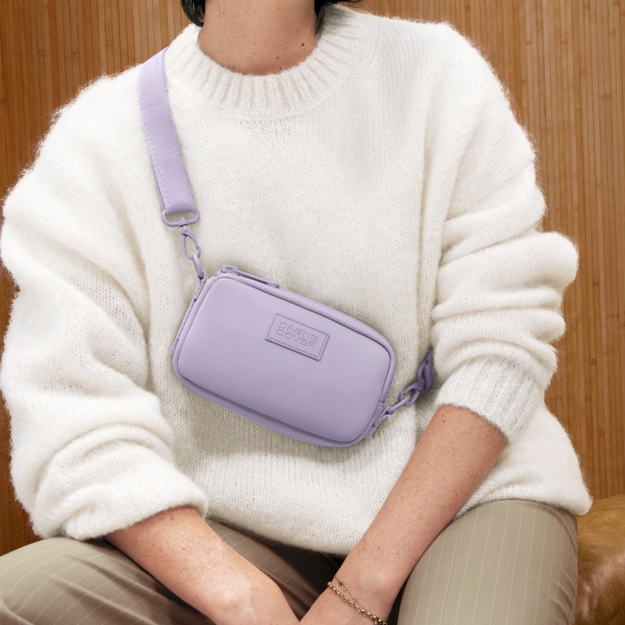 Mara Phone Sling in Heather Grey