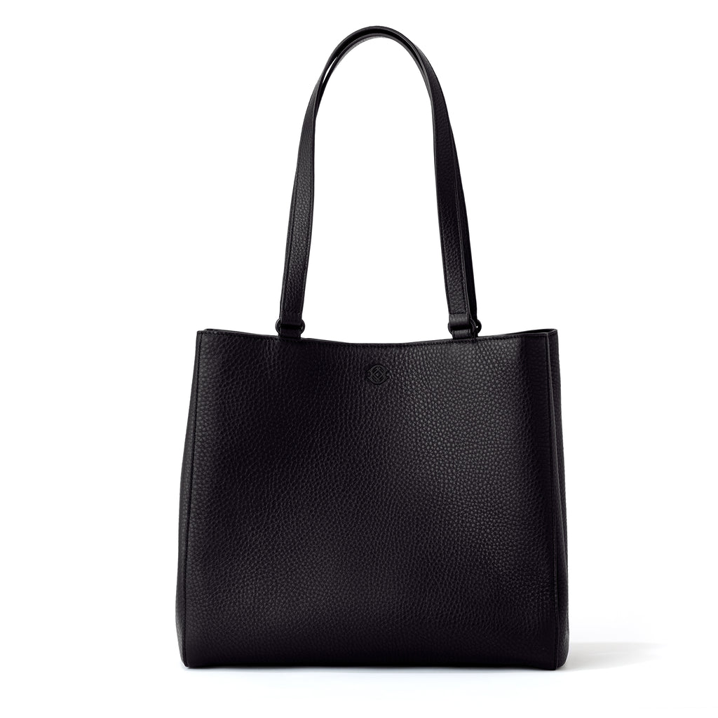 medium leather tote