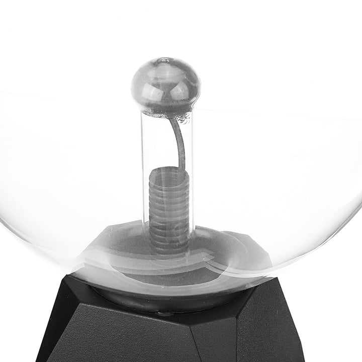 Dark Gray 8 Inches Mixture Color Light Plasma Ball Electrostatic Voice-controlled Desk Lamp Magic Light
