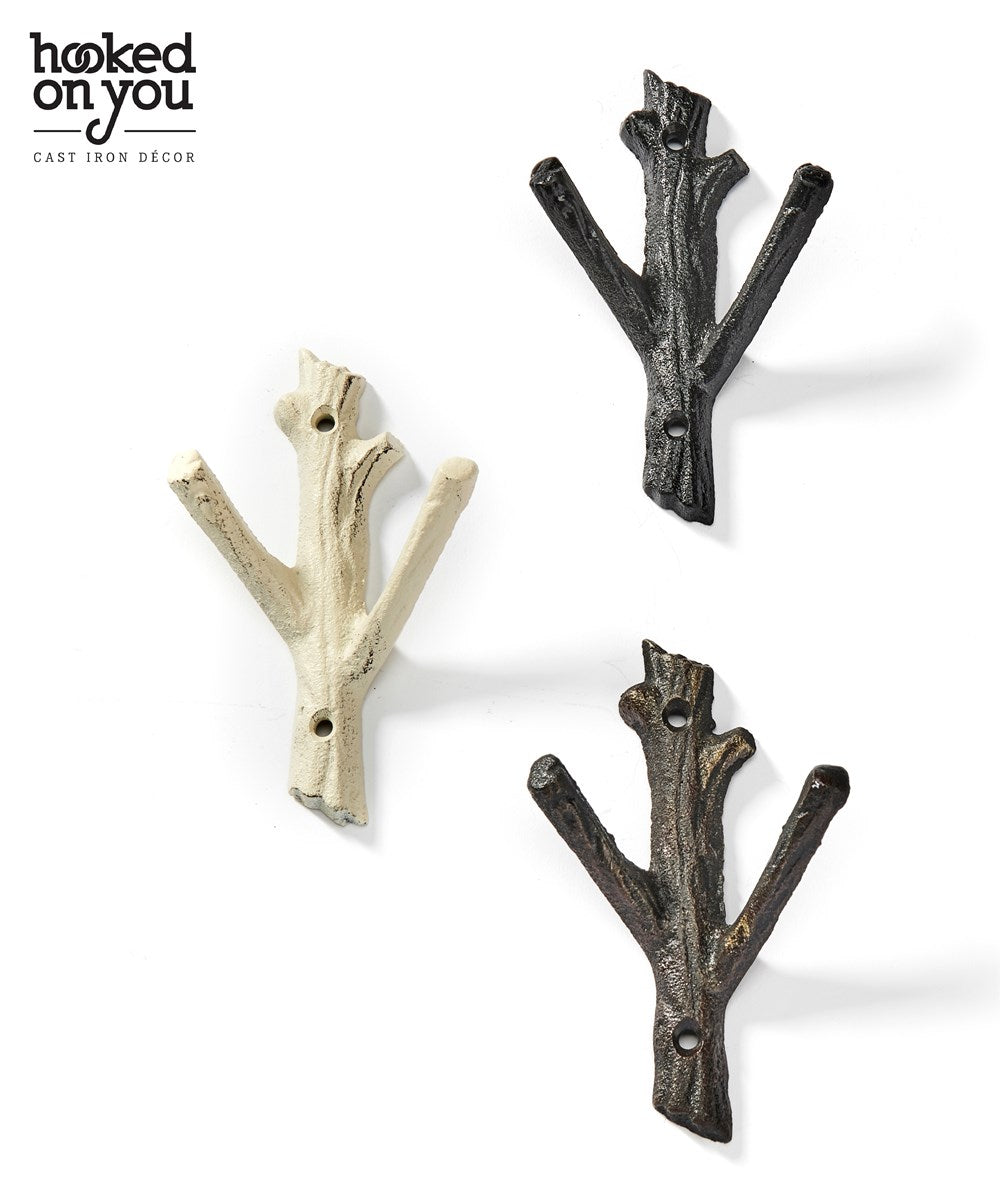 Cast Iron Moose & Bear Wall Hooks - Stuff Lakefield