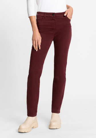 Mona Fit Straight Leg Jersey Knit Pant