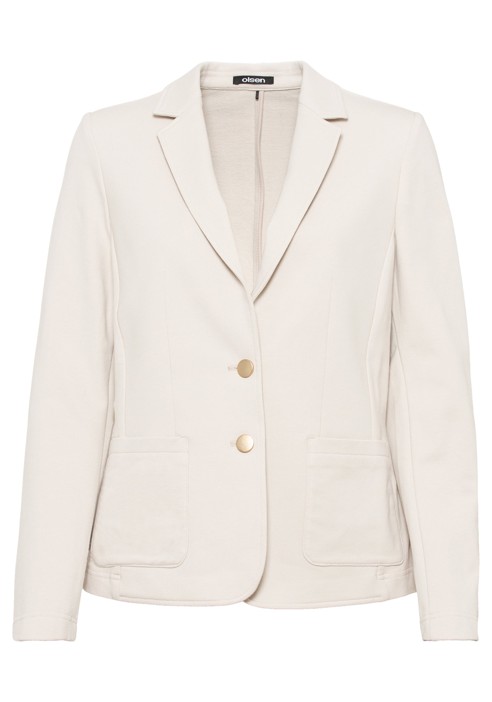 Long Sleeve Notch Collar Jersey Knit Blazer - Olsen Fashion Canada