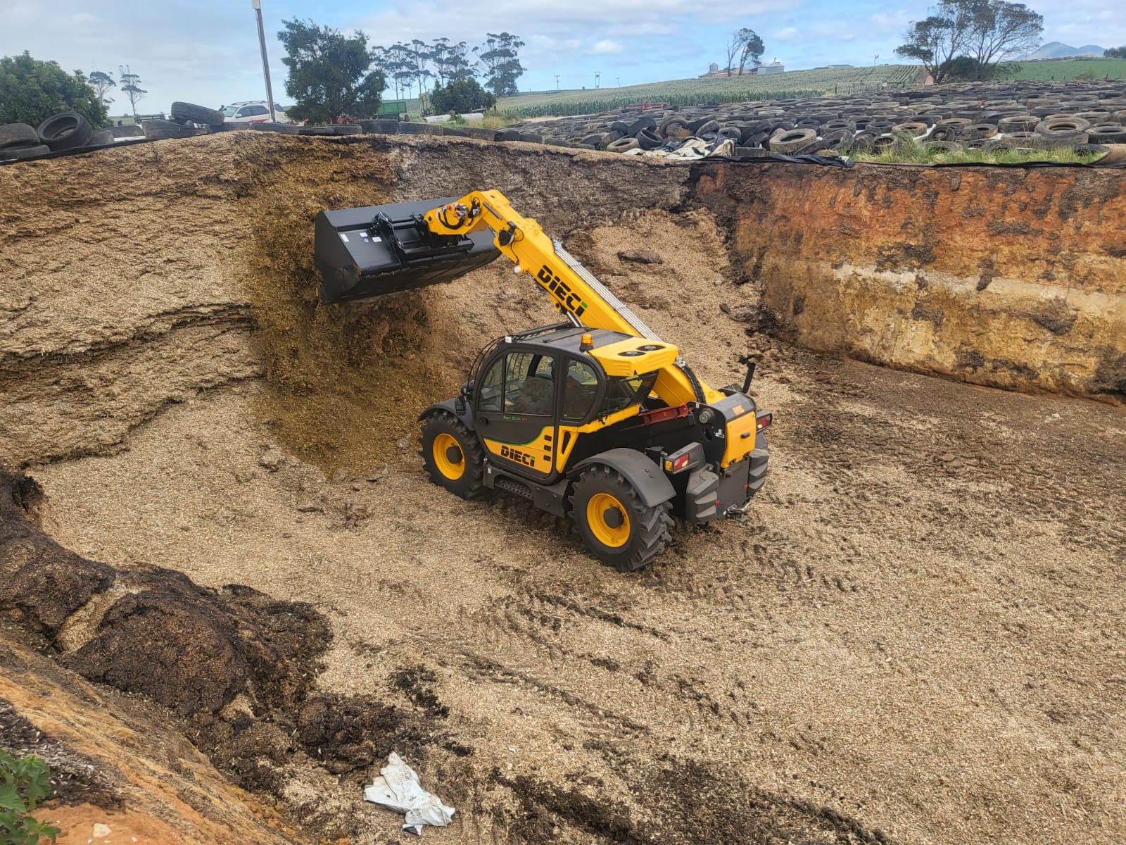 Dieci Agri Start 37.7 telehandler with bucket