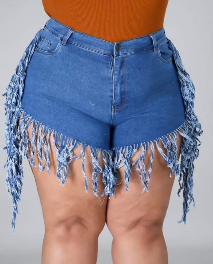 ripped shorts plus size