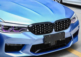 BMW SERIE 5 G30 G31 GRIGLIA ANTERIORE NERA LOOK M DIAMANT EXCLUSIVE
