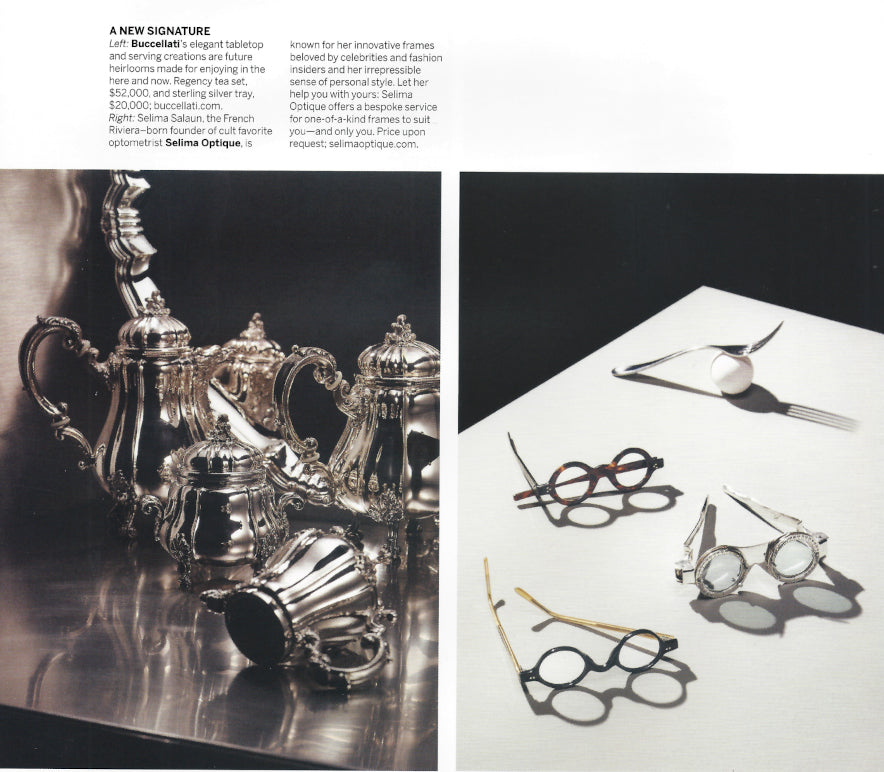 selima optique bespoke frames centurion magazine