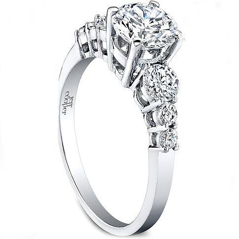 3-Stone Trellis Diamond Engagement Ring, 1026