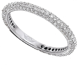 oval pave diamond ring