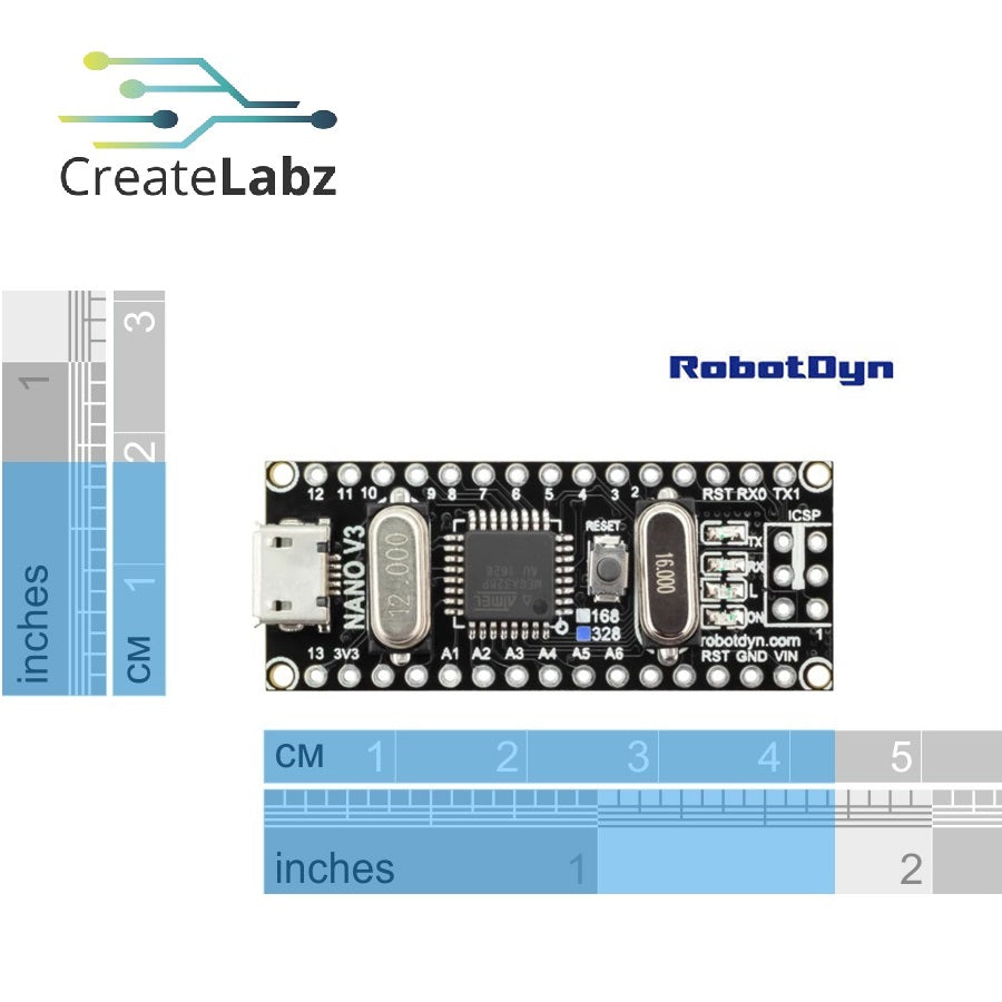 arduino nano pinout usb