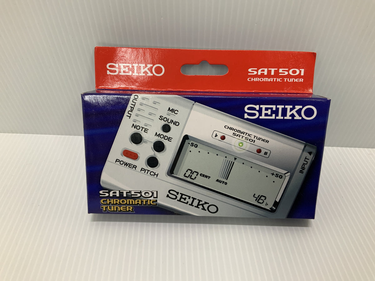 Seiko - Chromatic Tuner - SAT501 – The Music Warehouse