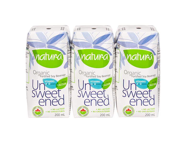 Natura Organic Soy Drink Original Unsweetened 3 pack