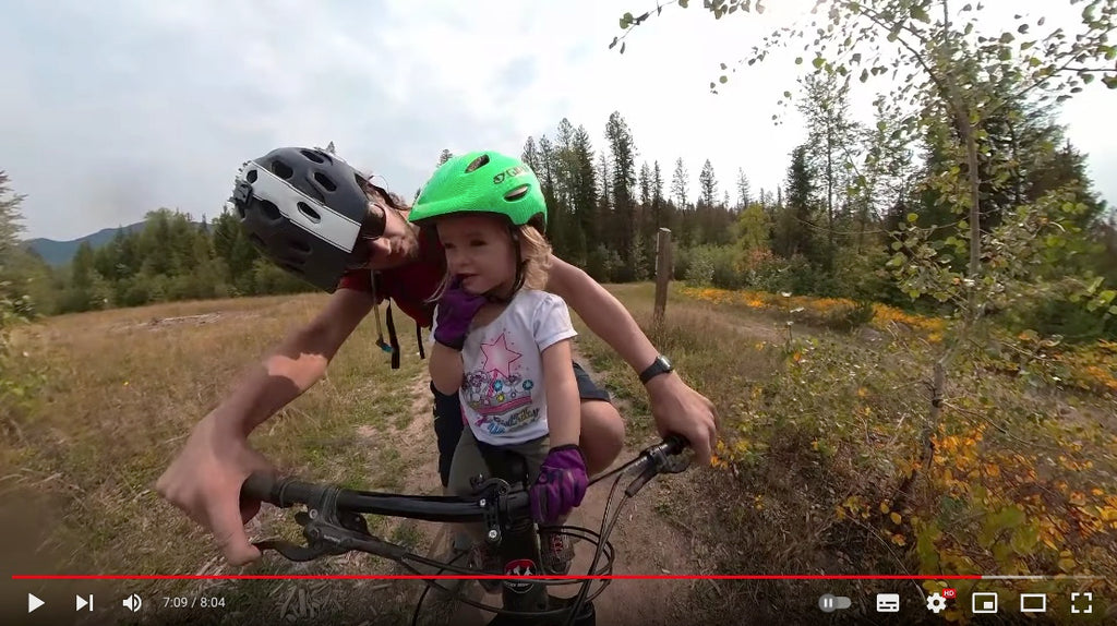 erich and adia on the trails in canada