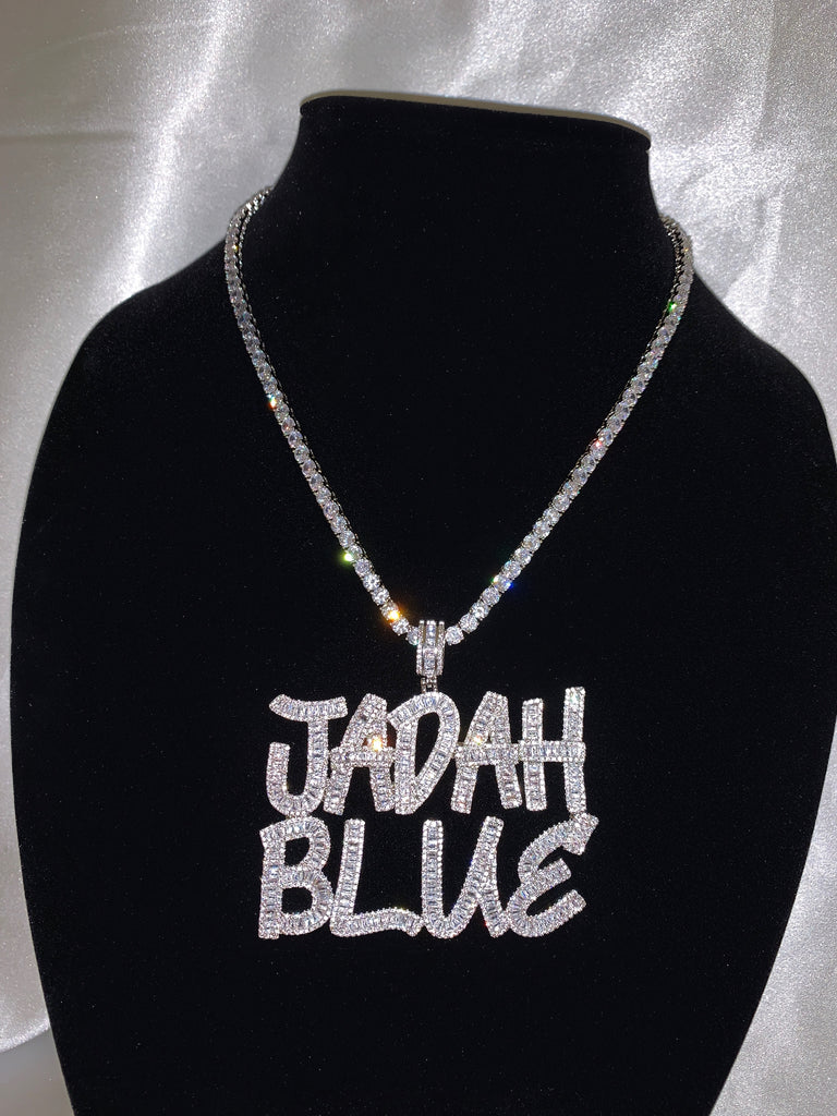 icy custom name necklace