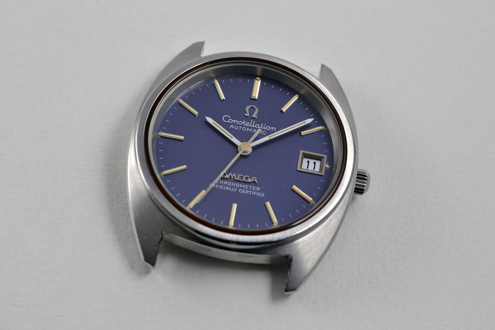 Omega Constellation "C" Bleu 168.0056 calibre 1011 : Rhabillage