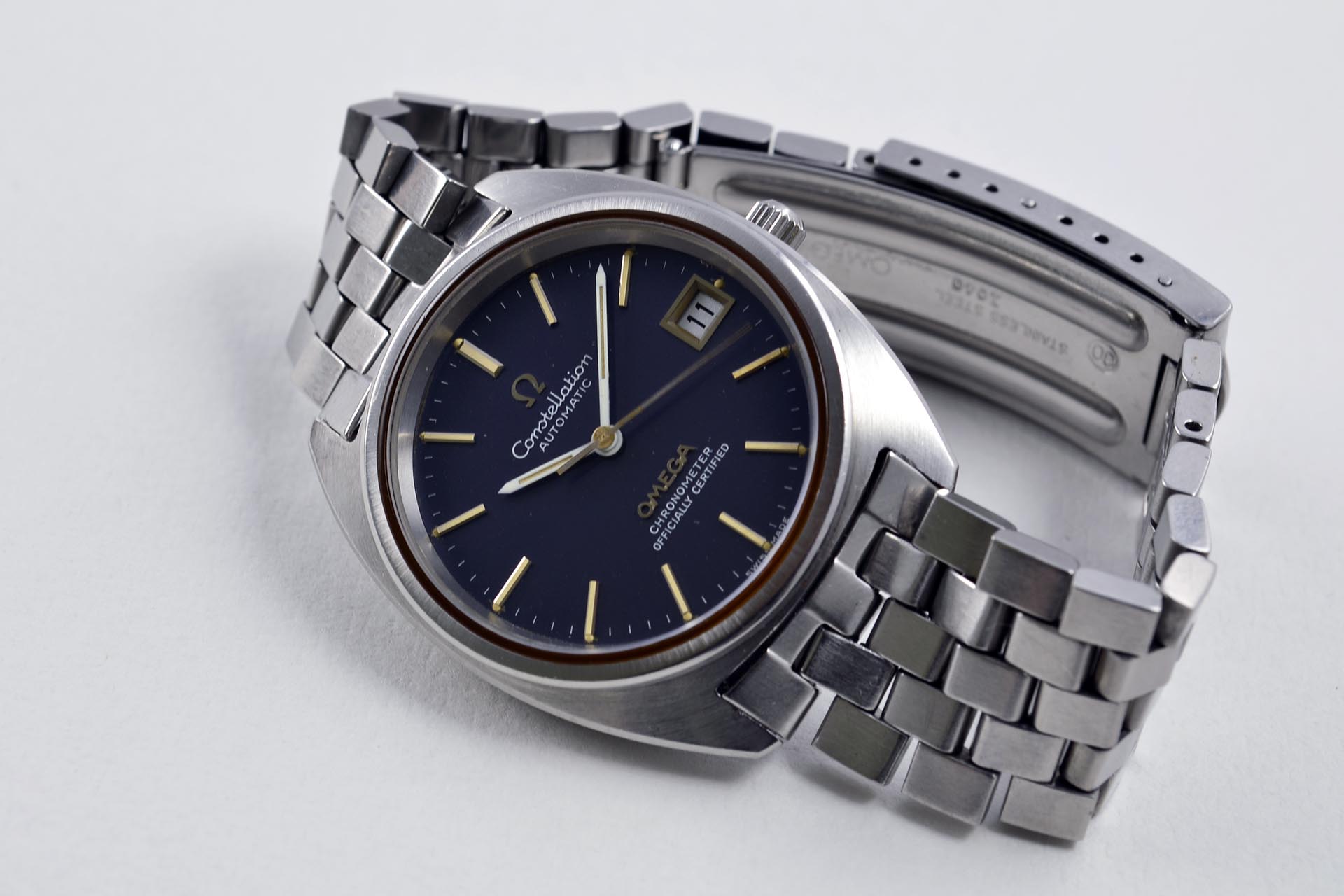 Omega Constellation "C" Bleu 168.0056 calibre 1011 : Rhabillage