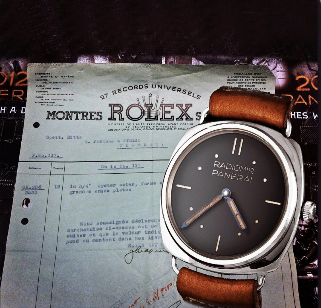 rolex panerai lumeville montre vintage