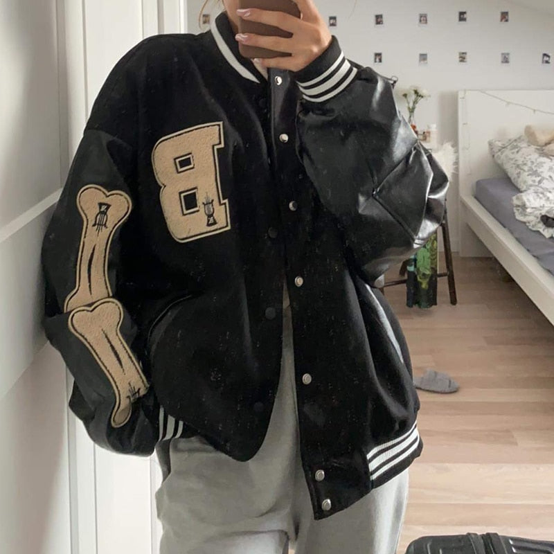 TYAesthetics Ready Dark Green Varsity Jacket Green / XXL