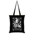 Black-White - Front - Deadly Tarot The Undead Tote Bag
