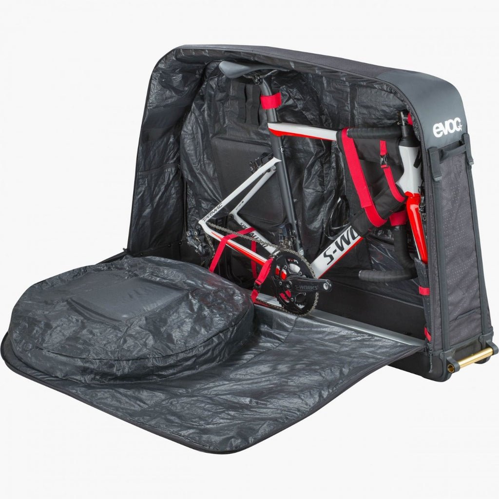 EVOC Bike Travel Bag Pro 305L w/Bike Stand - Burkes Cycles
