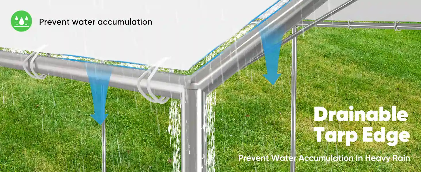 Prevent water accumulation