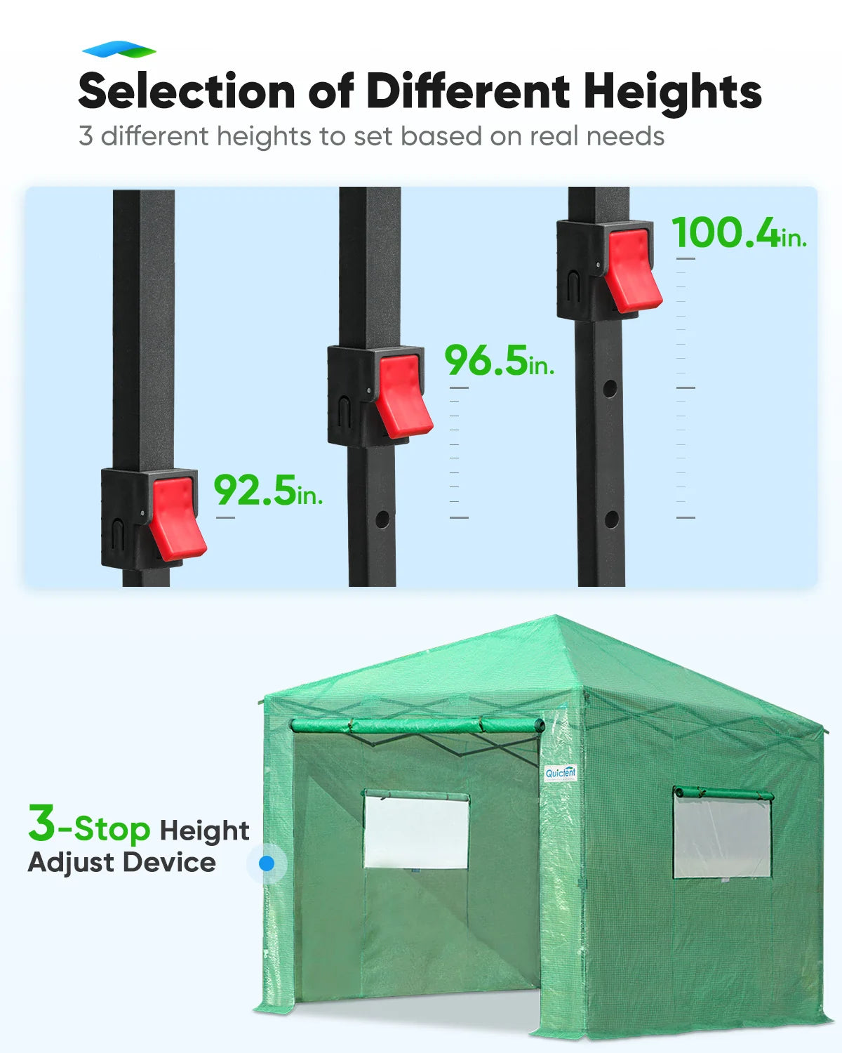 Adjustable Height for Variant Planting Needs