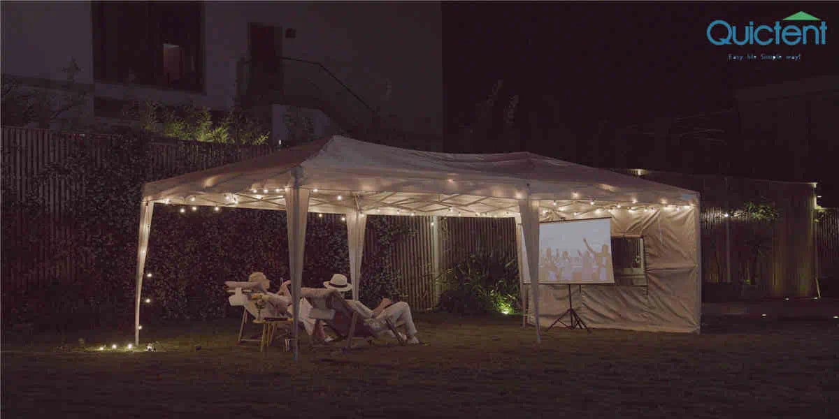 Quictent 10x20 tent outdoor movie