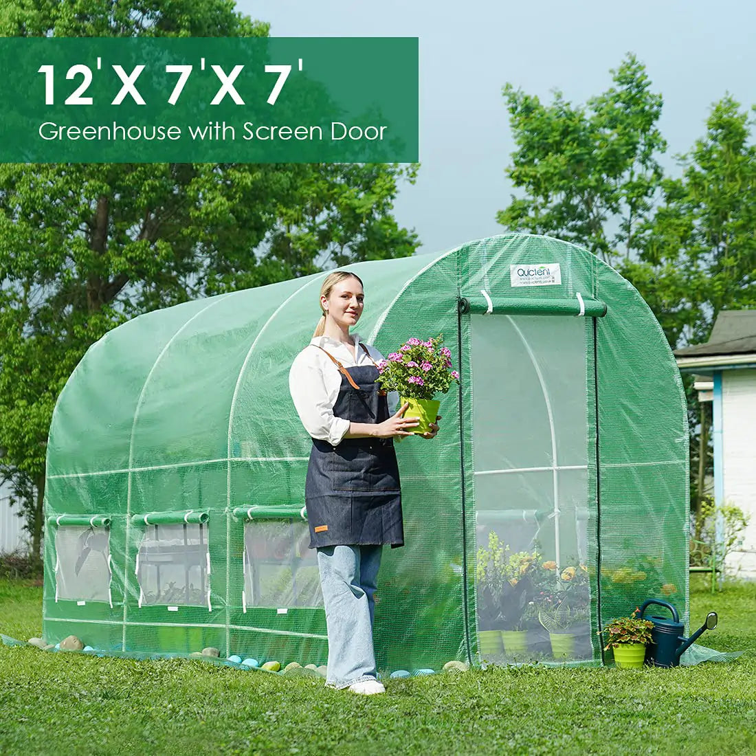excellent 12x7 greenhouse Frame