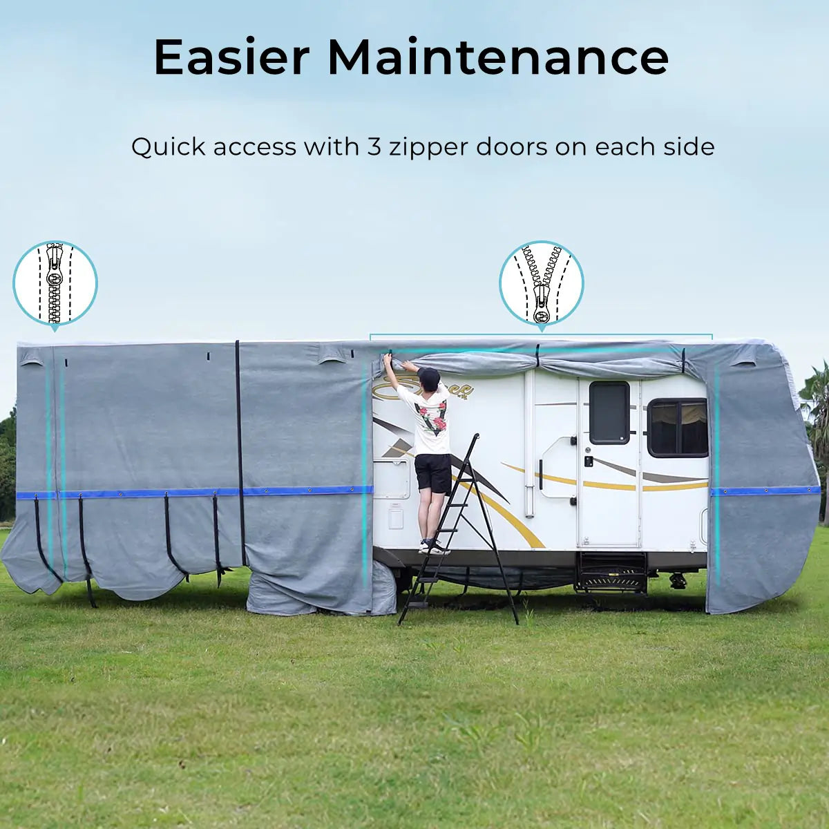 5th Wheel RV Covers Easier Maintenance