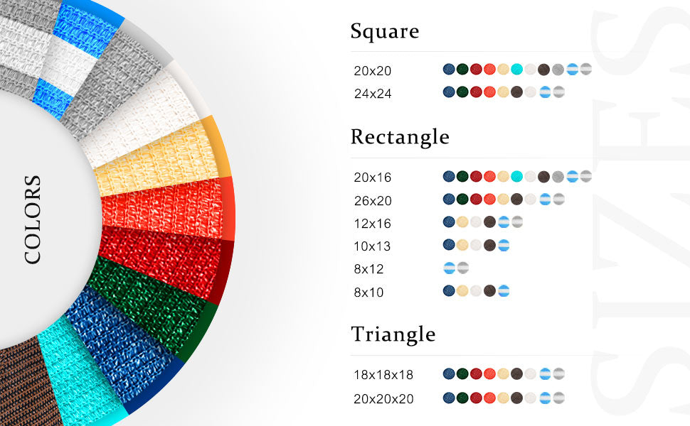 Rectangle Sun Shade fabric