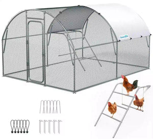 Arched Chicken Coop Run - Quictent