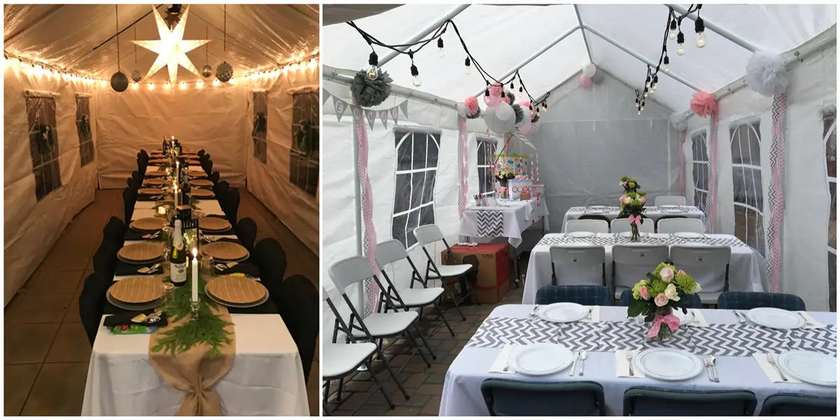 As an alternative to a party tent