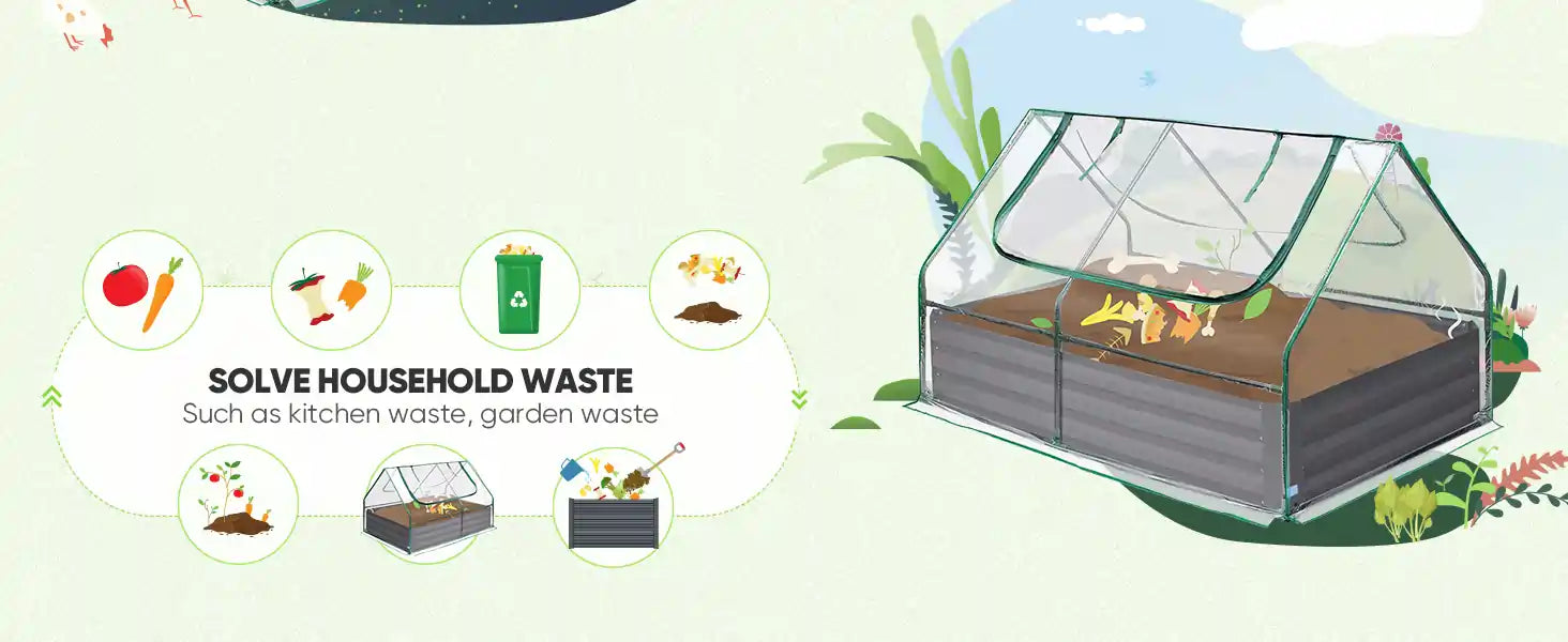 SOLVE HOUSEHOLD WASTE Such as kitchen waste, garden waste