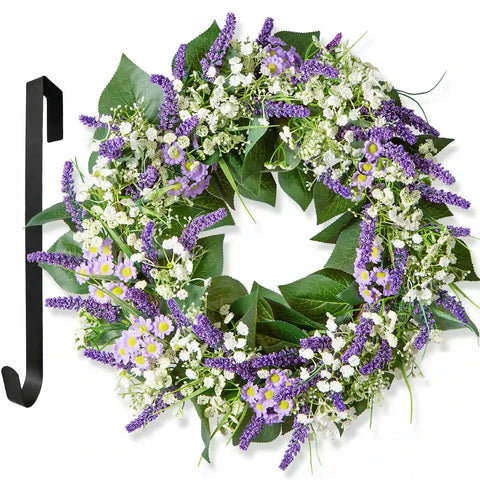 Lavender Wreath