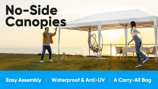 No Sidewalls pop up canopy for Quictent