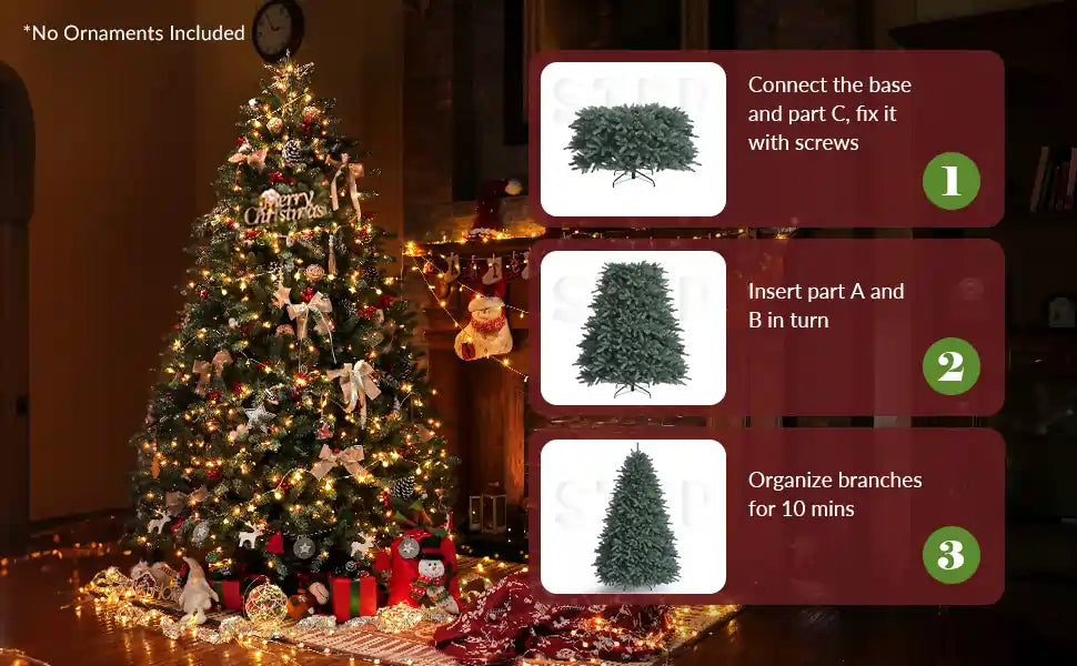Christmas tree is Easy Assembly