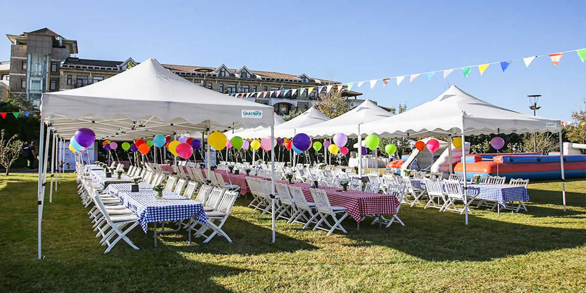 Quictent 10x10 white canopy tent