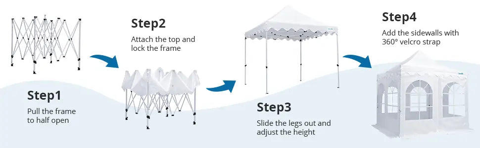 10'x10'Pop up Canopy Tent Frame
