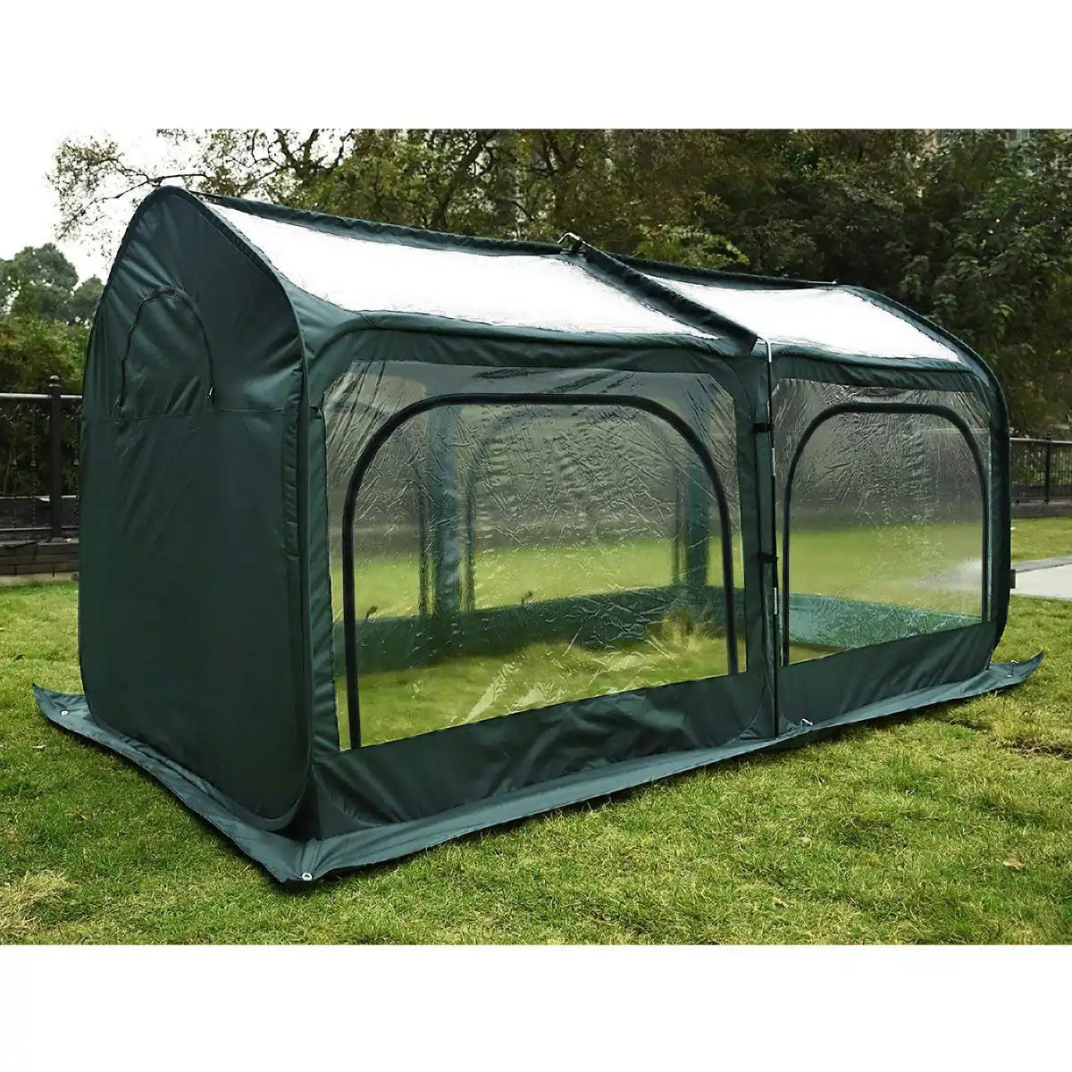 extended greenhouse cover